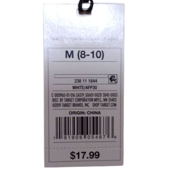 NWT Women's Ribbed High Leg Extra Cheeky Bikini Bottom - Shade & Shore - M(8-10) - Picture 3 of 5